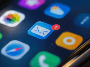 check the emails you receive well iphone mail app
